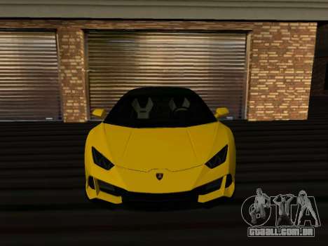 Lamborghini Huracan Spyder 2019 para GTA San Andreas