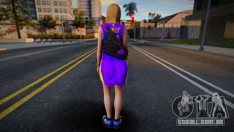 Tina Armstrong Fashion Lakers Ourstorys Jersey 3 para GTA San Andreas