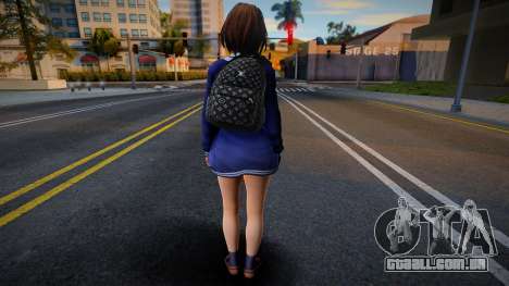 DOAXVV Tsukushi - Autumn School Wear 2 para GTA San Andreas