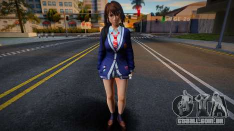 DOAXVV Tsukushi - Autumn School Wear 2 para GTA San Andreas