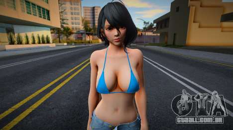 Tamaki Short Denim para GTA San Andreas