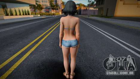 Tamaki Short Denim para GTA San Andreas