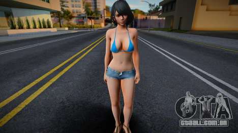 Tamaki Short Denim para GTA San Andreas