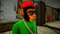 Luay Skin - Mascara de Mono - Monkey Mask para GTA San Andreas