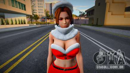 Mai Shiranui Berry Burberry Christmas Special 2 para GTA San Andreas