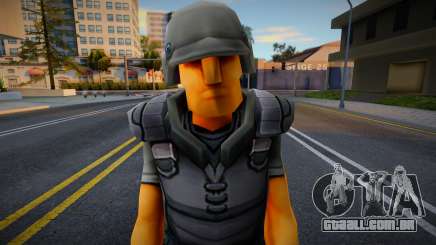 Toon Soldiers (Grey) para GTA San Andreas