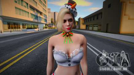 Loira em roupas de Ano Novo 1 para GTA San Andreas