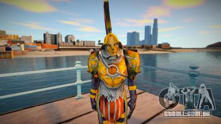 Grunt (Golden Armor) God of War 3 para GTA San Andreas