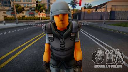 Toon Soldiers (White) para GTA San Andreas