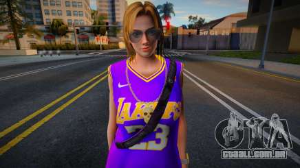 Tina Armstrong Fashion Lakers Ourstorys Jersey 3 para GTA San Andreas