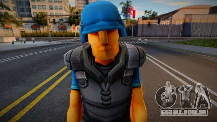 Toon Soldiers (Blue) para GTA San Andreas