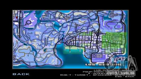 Blue map para GTA San Andreas