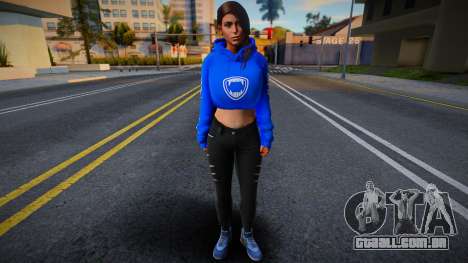 Lara Croft Fashion Casual - Los Santos Tuners 1 para GTA San Andreas