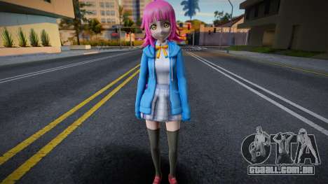 Love Live skin 16 para GTA San Andreas