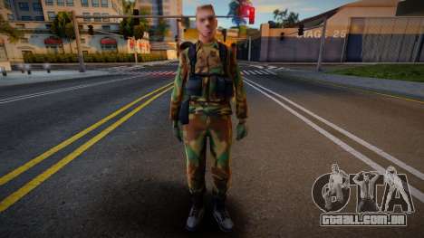 Blonde Army Soldier (Low-Poly) para GTA San Andreas