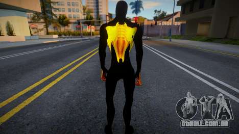 Spiderman Web Of Shadows - Black Fire Suit para GTA San Andreas