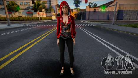 Harley Quinn Hoody 2 para GTA San Andreas