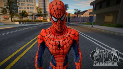 Spiderman Web Of Shadows - Red and Blue suit para GTA San Andreas