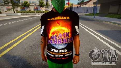 Shirt Black Sabbath para GTA San Andreas
