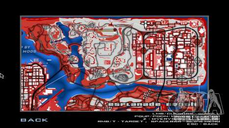 Red map para GTA San Andreas