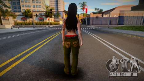 Gangsta girl skin para GTA San Andreas