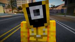 Minecraft Squid Game - Square Guard 1 para GTA San Andreas