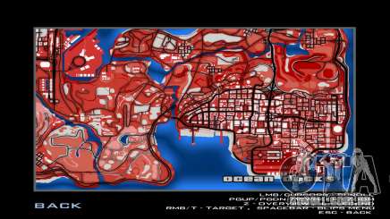 Red map para GTA San Andreas
