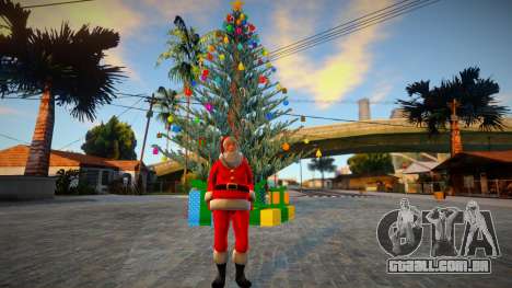 Árvore de Natal na Grove Street para GTA San Andreas