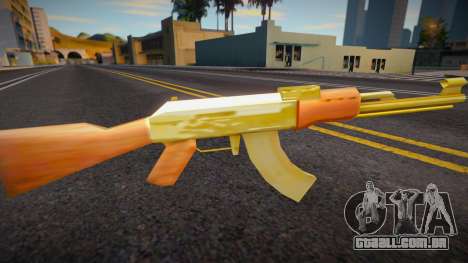 Golden AK-47 para GTA San Andreas