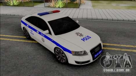 Audi A6 3.0 Turkish Police para GTA San Andreas