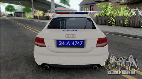 Audi A6 3.0 Turkish Police para GTA San Andreas