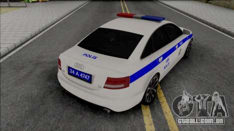 Audi A6 3.0 Turkish Police para GTA San Andreas