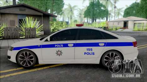 Audi A6 3.0 Turkish Police para GTA San Andreas