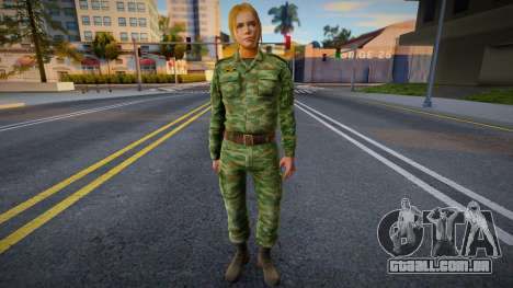 Garota Militar para GTA San Andreas