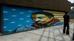 2Pac mural para GTA San Andreas Definitive Edition