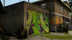 Graffiti for CJs Garage door para GTA San Andreas Definitive Edition