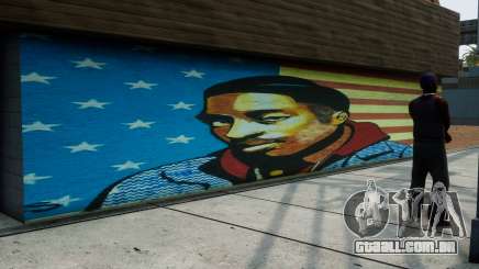 2Pac mural para GTA San Andreas Definitive Edition