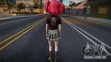 Love Live - Tshirt 39 para GTA San Andreas