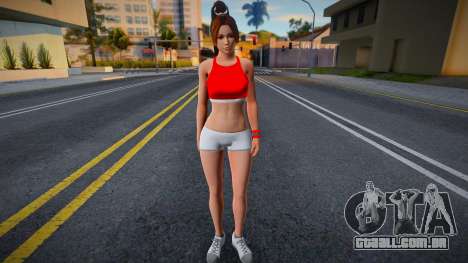 Mai Shiranui Costume Training para GTA San Andreas