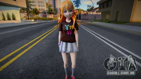 Love Live - Tshirt 51 para GTA San Andreas