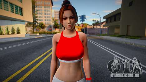 Mai Shiranui Costume Training para GTA San Andreas