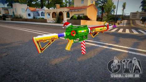 X-MAS Weapon - MP5 para GTA San Andreas