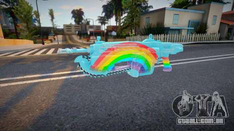 Rainbow weapon - M4 para GTA San Andreas