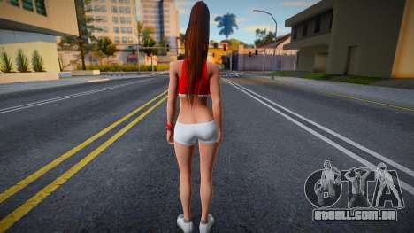 Mai Shiranui Costume Training para GTA San Andreas