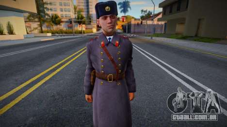 Militar em uniforme de inverno para GTA San Andreas