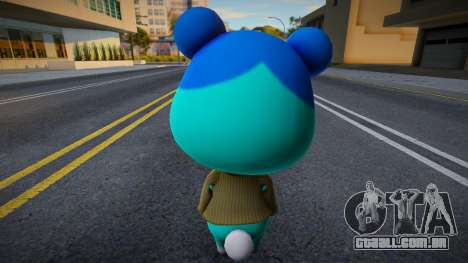 Animal Crossing - Blue Bear para GTA San Andreas