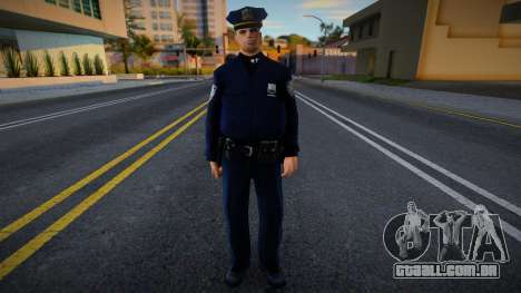 Policial de Inverno para GTA San Andreas