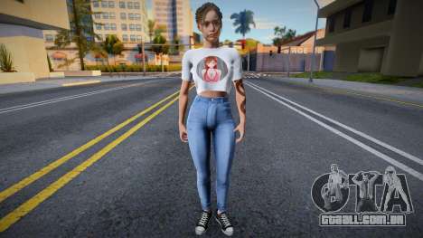 Claire Redfield Denim Jeans v1 para GTA San Andreas