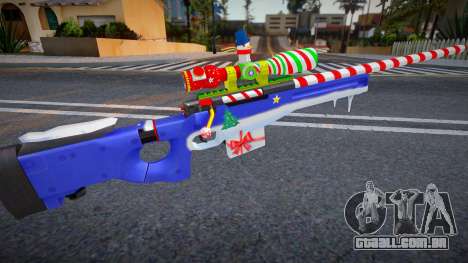 X-MAS Weapon - Sniper para GTA San Andreas