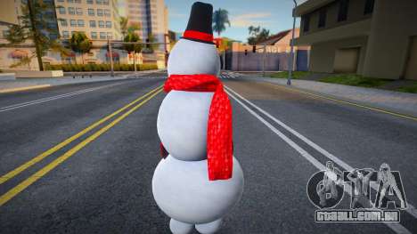 Boneco de neve v1 para GTA San Andreas